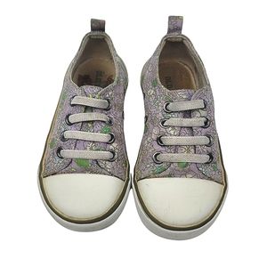 Old Navy Converse Purple Floral Sneakers 3/$15